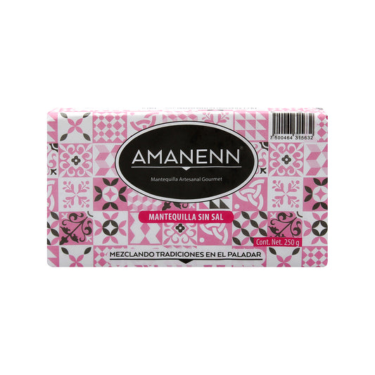 Mantequilla Amanenn Sin sal 250g   ⭐️